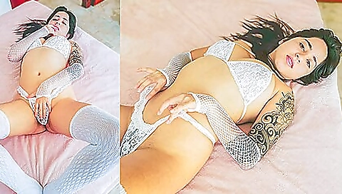 White And Lacy, Sexy And Rugged teen 18+ With Alice Casablanca